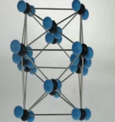 二氧化碳晶體結(jié)構(gòu)模型