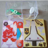 船閘模型、飛機、火箭模型，潛艇模型